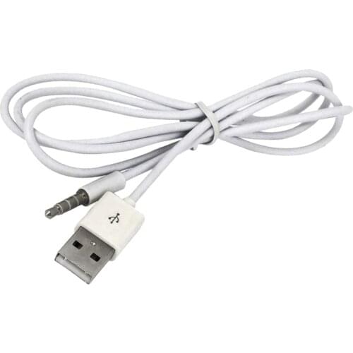 3.5mm 1/8inch Auxiliary Audio Plug Jack to USB 2.0 Male Charger Cable Adapter AUX Cable