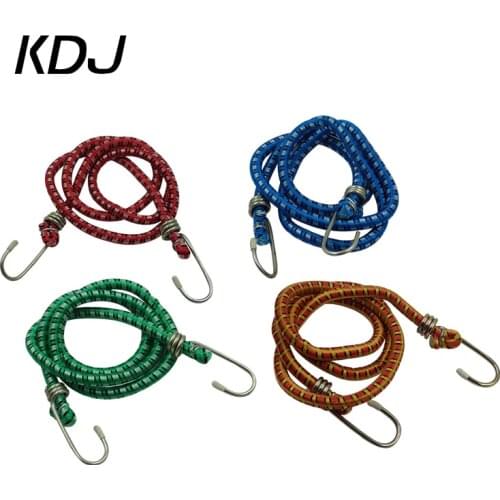 4 Color Universal 2 Hooks Motorcycle Moto Strength Retractable Helmet Luggage Elastic Rope Strap