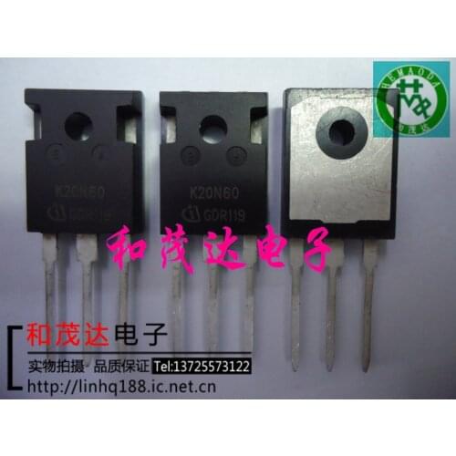 4PCS/ SKW20N60 K20N60 TO-247 IGBT 600V20A TO247