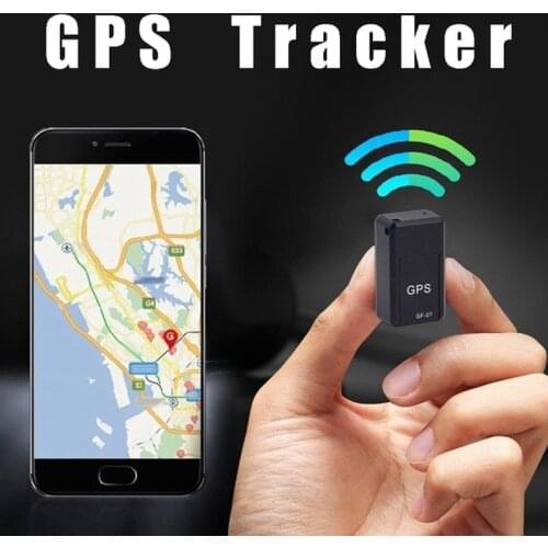 GF07 Car Tracker GPS Real Time Tracking Locator Device Magnetic GPS Black Tracker for Vehicles Teenagers Pets SOS Alarm