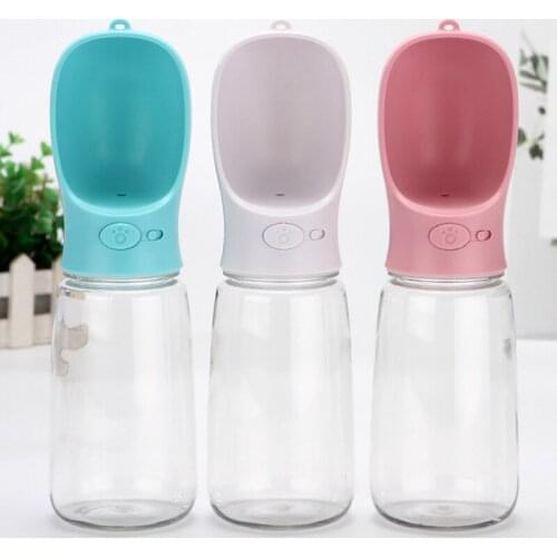 550Ml Pet Water Bottle, Portable Pet Water Bottle for Walking Leak Proof Puppy Dog Water Dispenser for Outdoor,Travel