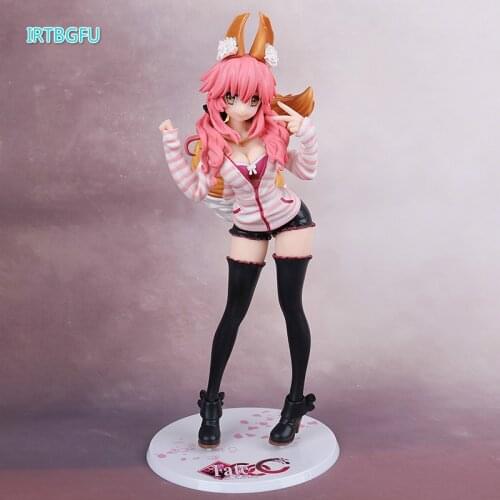 Fate/extra Order Caster Lancer Tamamo No Mae Casual Wear Plain Clothes Japanese Anime Figures Action Toy Pvc Model Collection