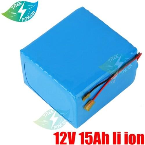 12v 15Ah lithium battery li ion BMS 3s for 240w golf trolly cart Inverter supply light EV Childrens toy + 3A charger