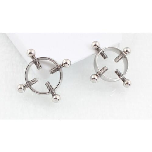 LOT50pcs Surgical Steel Screw On Balls Nipple Rings Barbells Body Piercing NEW Arrived