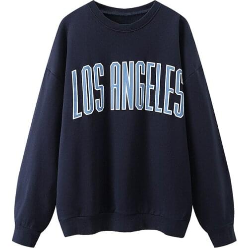 Oversize Women Soft Cotton O Neck Pullover 2021 Spring-autumn Fashion Ladies Vintage Loose Pullover Female Casual Printed Top