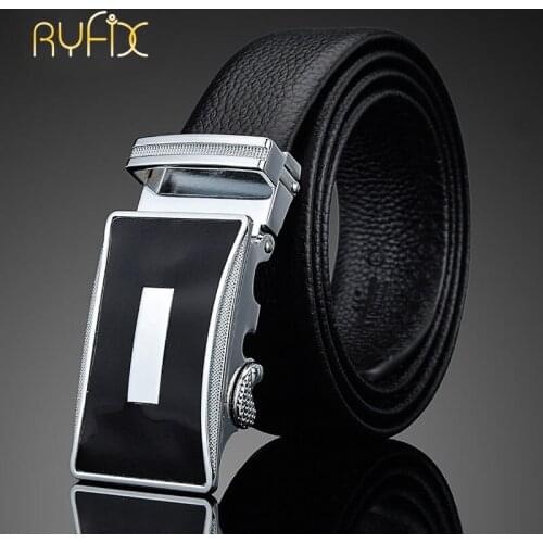 Fashion Designers Men Automatic Buckle High quality Genuine Leather luxury Belts Business Metal buckle Belts for Ceinture NS38