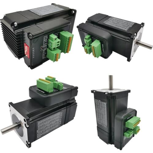 Nema 23 Closed Loop Stepper motor 1.2Nm 2.0Nm 3Nm D=8mm Nema23 Hybrid Integrated Stepper Servo Motor with drive 4.2A 48V