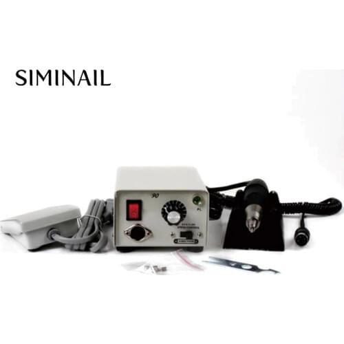 SIMINAIL 35000rpm Pro Nail Drill Manicure Machine Electric 65W High Art Equipment Metal Bits 35000 Micro Motor