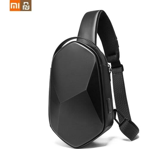 XIAOMI Youpin Shoulder Messenger Bag Waterproof USB Oxford Crossbody Bag Shoulder Bag Short Travel Messenger Chest Pack For Male