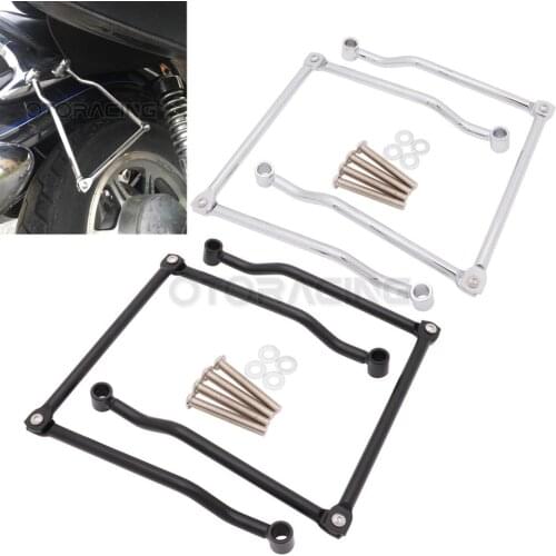 Motorcycle Universal Solid Steel Saddlebag Support Bracket For Honda Yamaha Suzuki Kawasaki Triumph