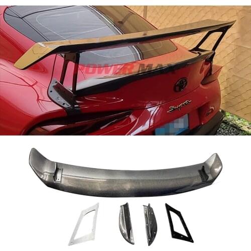 Carbon Fiber Rear Wing Voltex Style For Toyota GR Supra A90 A91 MKV Trunk Spoiler 1250mm