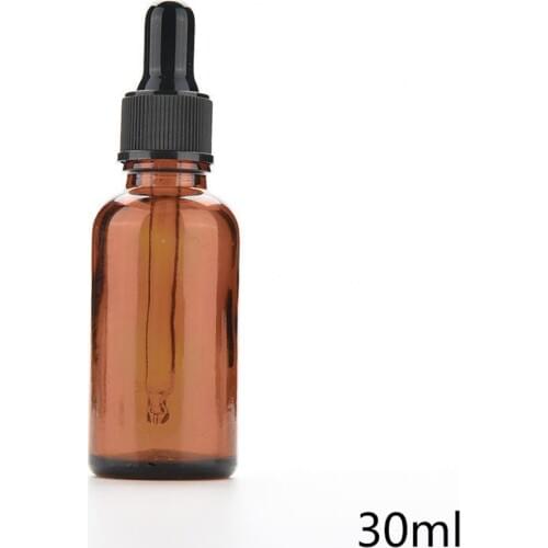 30ML Amber Glass Liquid Reagent Pipette Bottle for storing chemistry laboratory chemicals perfumes and colognes accessories 1pc