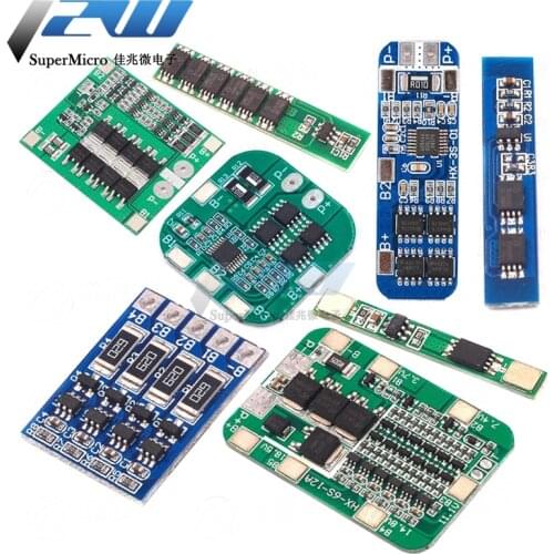 1S 2S 3S 4S 3A 20A 30A Li-ion Lithium Battery 18650 Charger PCB BMS Protection Board for Drill Motor 5S 6S Lipo Cell Module