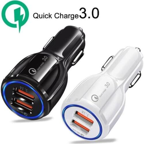 Fast Rapid Adaptive Car Charger 3.1A Dual usb port Car Power Charger adapter for samsung s8 s7 s6