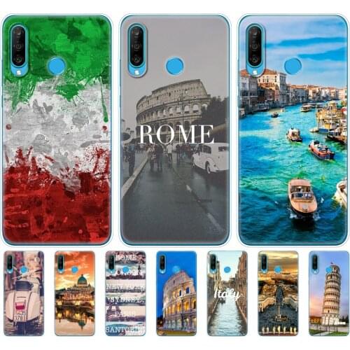 Case For HONOR 20 lite view 30 v 30 pro plus Cover For huawei honor 20S 9A 9C 9S 9X Premium 7s 8a Case italy rome pisa tower