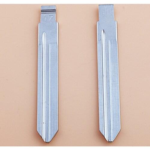 DAKATU 10pcs 17# Replacement Flip Remote Key Blade KD VVDI Car Key blank For Citroen Elysee Picasso Remote Key