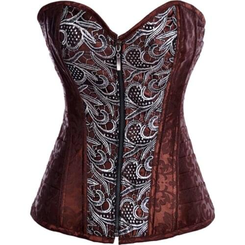 Elegant Corset Underbust Body Shaper Women Body Slimming Chest Harness Chest Compression Vest 6 Colors F0809 with Lace Decor