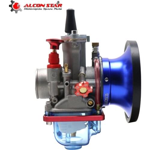 Alconstar- 28/30mm Keihi PWK 2/4T Motorcycle Carburetor Carburador Moto Carb With 50mm Air Filter Cup For Piaggio Zip CRF 230