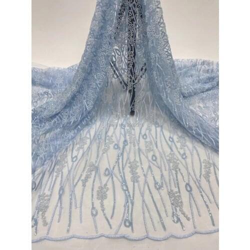 Heavy handmade beaded bridal fabric 51" width ivory wedding dress lace fabric
