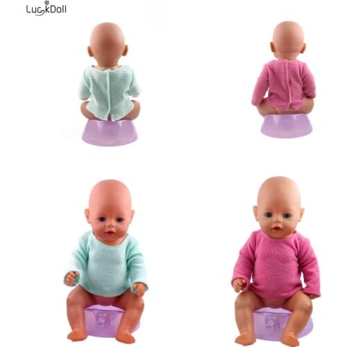 Doll Mini Doll Clothes Suitable For 18 Inch American&43Cm Baby New Born Doll Our Generation , For Baby Birthday Festival Gift