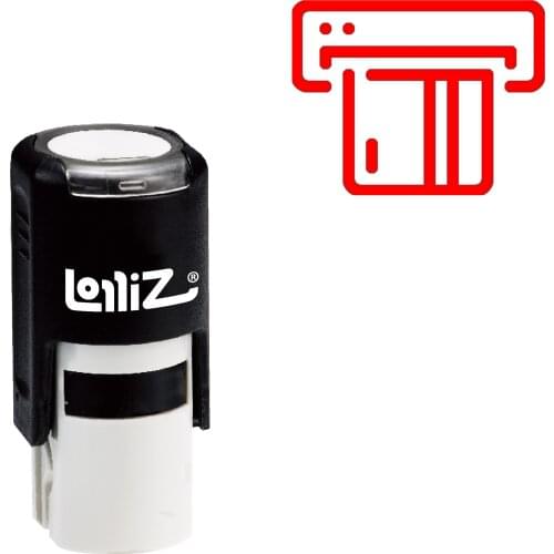 LolliZ Atm 2 Self-Inking Rubber Stamp - Modern Symbol Series