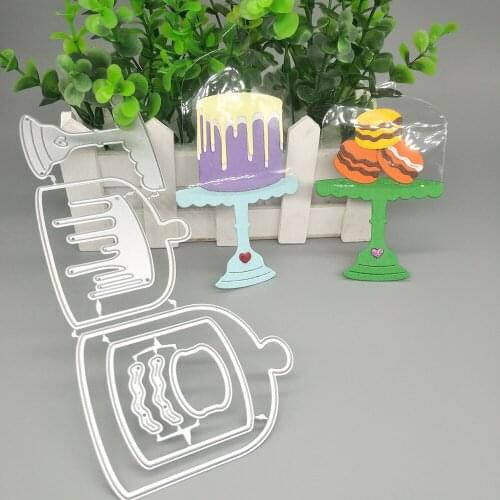 Covered cake tray and bread metal cutter molds, scrapbooks, photo albums, greeting cards, DIY decorations, handmade art