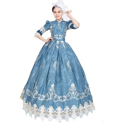 18th Century Victorian Medieval Dress Ball Gown OEM Cosplay Costumes rococo dress victorian dress prom dress
