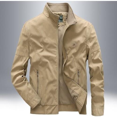 Plus Size Military Jacket Men Spring Autumn Cotton Multi-pockets Quality Outwear Casual Mid-Long Coats Male Jaqueta Masculina4XL