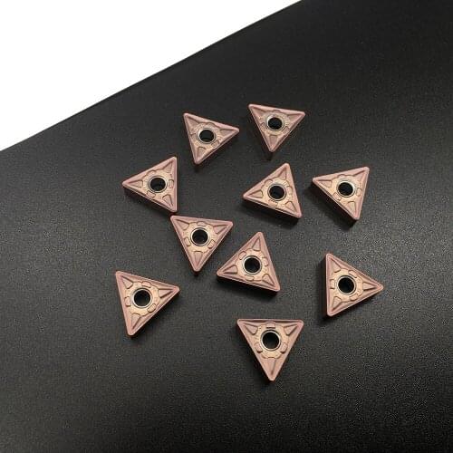 10PCS TNMG160408 MM 1125 External Turning Tool Carbide Insert Cutting Lathe CNC Tools Lathe Cutter Stainless Steel Carbide Tip