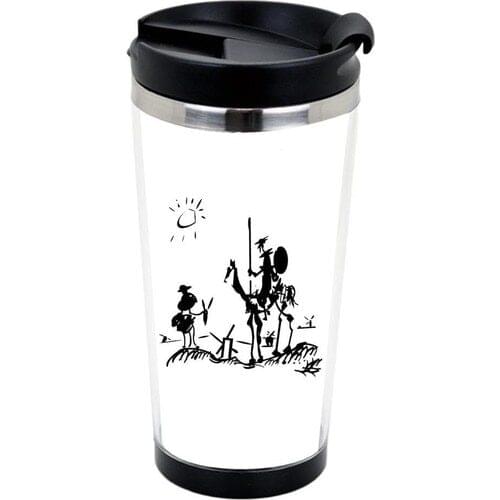 Catharsis Don Quixote Printed Thermos Cup