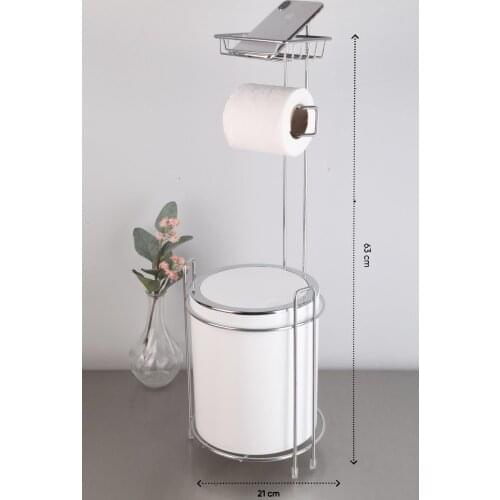 Vipgross Vıpgross Wc Kağıtlık Yedekli Ve Çöp kovası