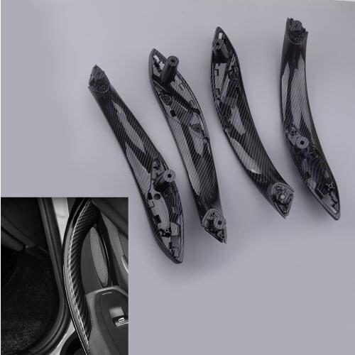 Inner Door Pull Handle Trim Cover Panel ABS Fit For BMW 3 Series F30 F32 F33 F34 F35 F36 F82 F83 2013 2014 2015 2016 2017 2018