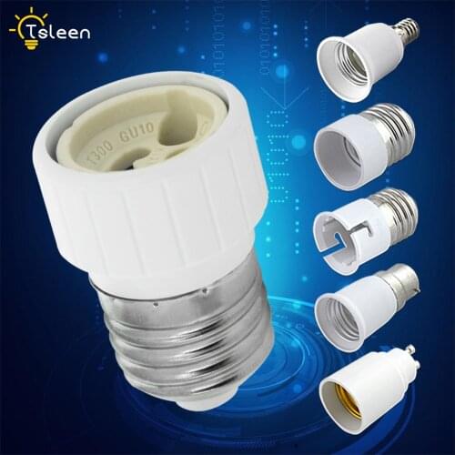 1PCS E27 E14 GU10 G9 E17 B22 LED light Holders Converter AC 110V-220V Socket Adapter lampholders For LED Corn lamp RGB Spot Bulb