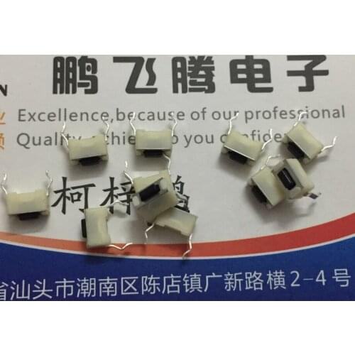 10PCS/lot TL1107AF130WQ U.S. E-SWITCH straight plug 2-pin touch switch 3.5*6*4.3 display button micro movement