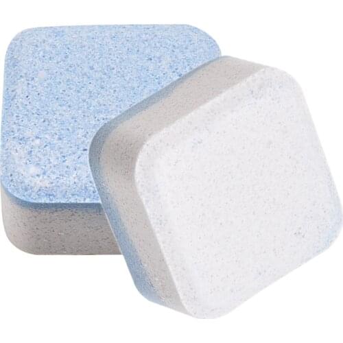 12pcs Multifunctional Effervescent Tablets Coffee Washing Machine Car Cleaning Detergent Solid Safe Household Tool