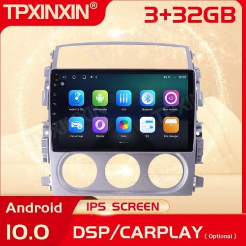 2 Din Carplay Android Radio Receiver Multimedia Stereo For Suzuki Liana 2004 2005 2006 2007 2008 GPS Video BT Recorder Head Unit