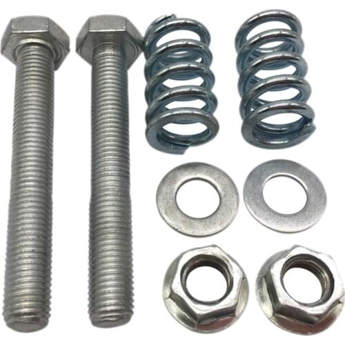 2x M10x1.25 Exhaust Bolt and Spring Hardware Kit Simple Installation,Compact, Direct Fit