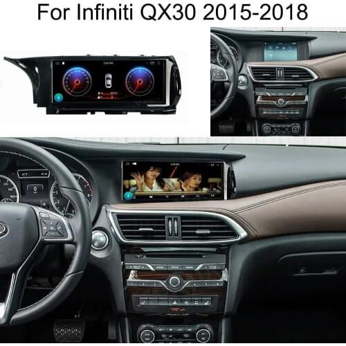 Car Radio For Infiniti QX30 2015-2018 GPS Navigation PX6 Android Multimedia DVD Player Radio Audio Stereo Carplay 64GB