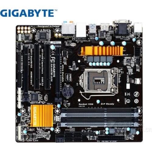 Used Desktop Motherboard original motherboard for Gigabyt H97M-D3H LGA 1150 DDR3 USB2.0 USB3.0 SATA3