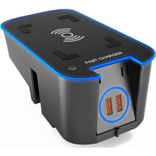 For volvo s60 xc60 s90 xc90 v60 v90 wireless charger car charger mobile phone fast charging 2016 2019 QC3.0 quickcharger