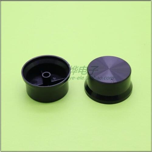 44.5*22MM black plastic knob potentiometer knob speed control knob flower shaft inner hole 6MM