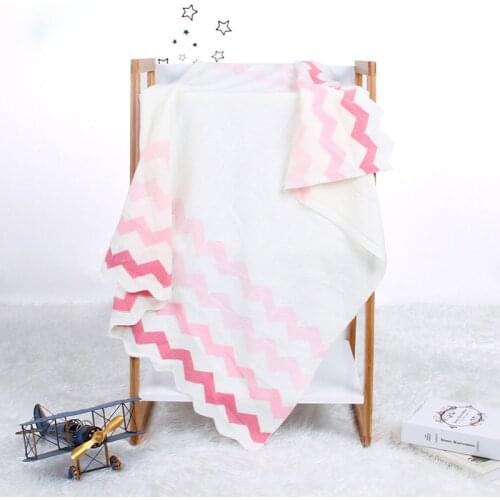 Baby Quilt New 2021 Winter Cute Childrens Blanket Knit Quilts For Baby Boys Warm Blankets Autumn Infant Girls Blanket 102*76 Cm