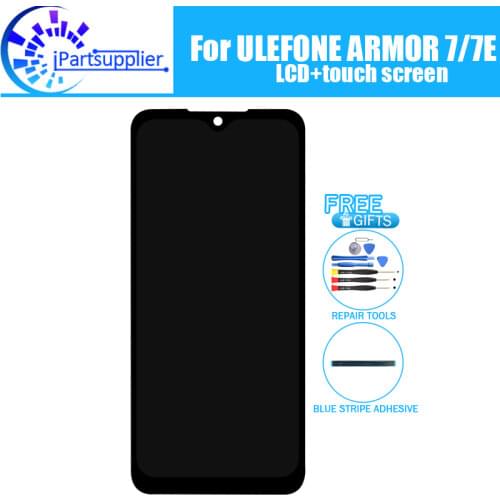 For ULEFONE ARMOR 7 LCD Display + Touch Screen Digitizer Assembly 100% New Tested LCD Screen+Touch for ULEFONE ARMOR 7E+Tools