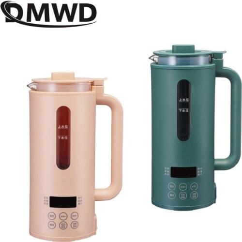 DMWD Automatic Soy Milk Machine 350ML Fruit Maker Mini Juicer Food Blender Vegetable Extractor Water Boiler Filter Free 220V