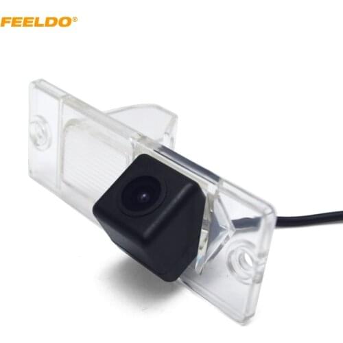 FEELDO Car Reverse Rear View Camera For Mitsubishi Pajero V3/V5/Zinger Night Vision Parking Camera