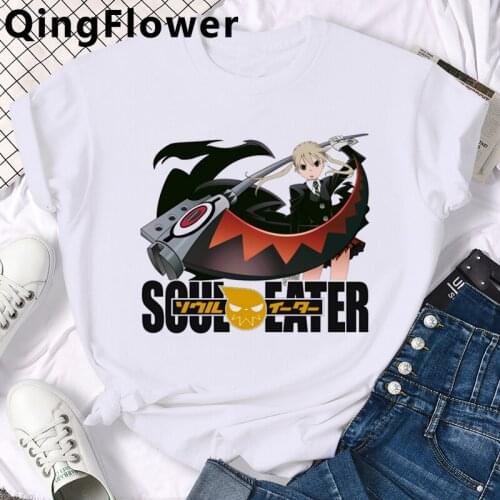 Anime Soul Eater Manga clothes summer top male couple casual tumblr graphic tees harajuku kawaii top tees tshirt kawaii