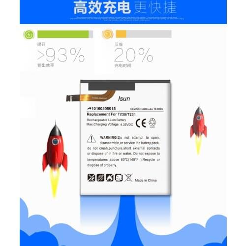 ISUN Replacement Battery For Samsung Galaxy Tab Tablet 4 7.0 7.0" Nook T230 T231 EB-BT230FBE Battery With Tools