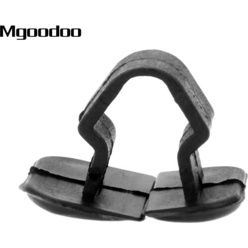 Mgoodoo 50Pcs Car Hood Cotton Insulation Lining Fasteners Plastic Retainer Bonnet Holder Pad Clip Fit For V W