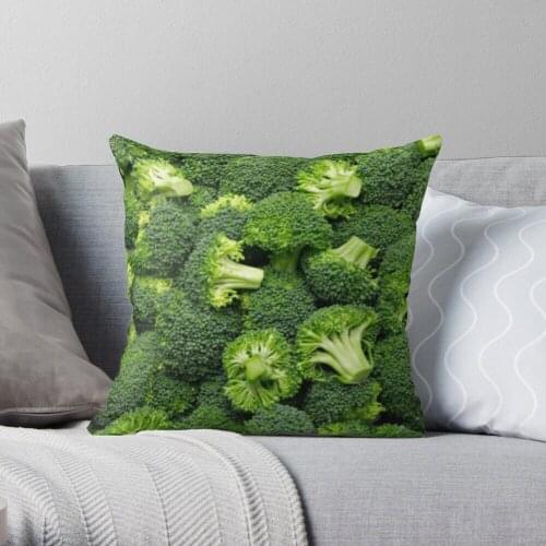 Broccoli Throw Pillow Cushion Cover Polyester throw pillows case on sofa home living room car seat decor 45x45cm