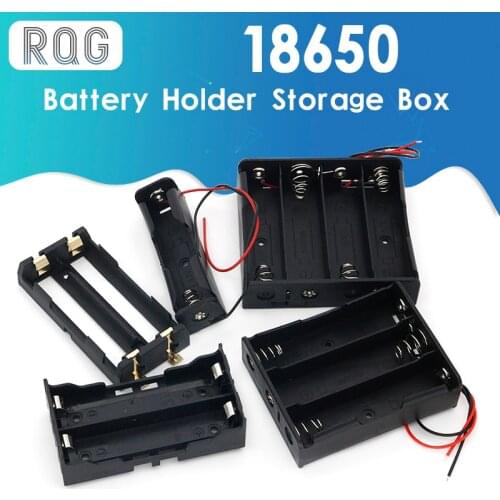 ABS 18650 Power Bank Cases 1X 2X 3X 4X 18650 Battery Holder Storage Box Case 1 2 3 4 Slot Batteries Container With Hard Pin